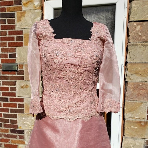 Mon Cheri Dresses & Skirts - Mon Cheri Dress - Dusty Rose